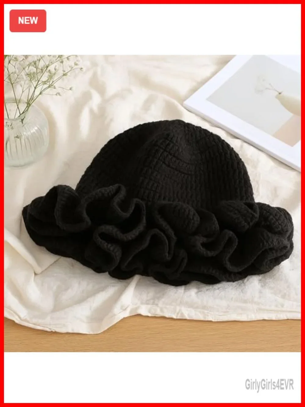 Crochet Bucket Hat Women Knit Floppy Cap Boho Handmade Travel Beach Sun Hat